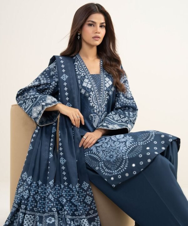 3 Piece - Embroidered Lawn Suit